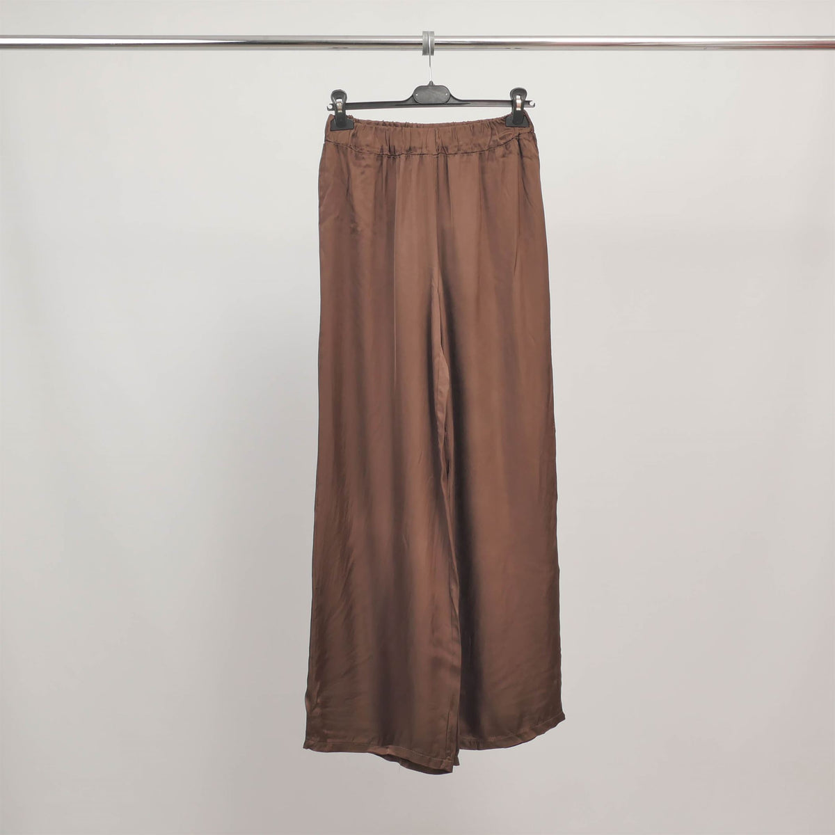Wide leg flowing viscose trousers tdm26320vs 2
