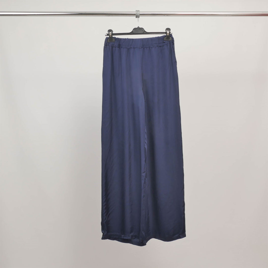 Wide-leg flowing viscose trousers TDM26320VS-2