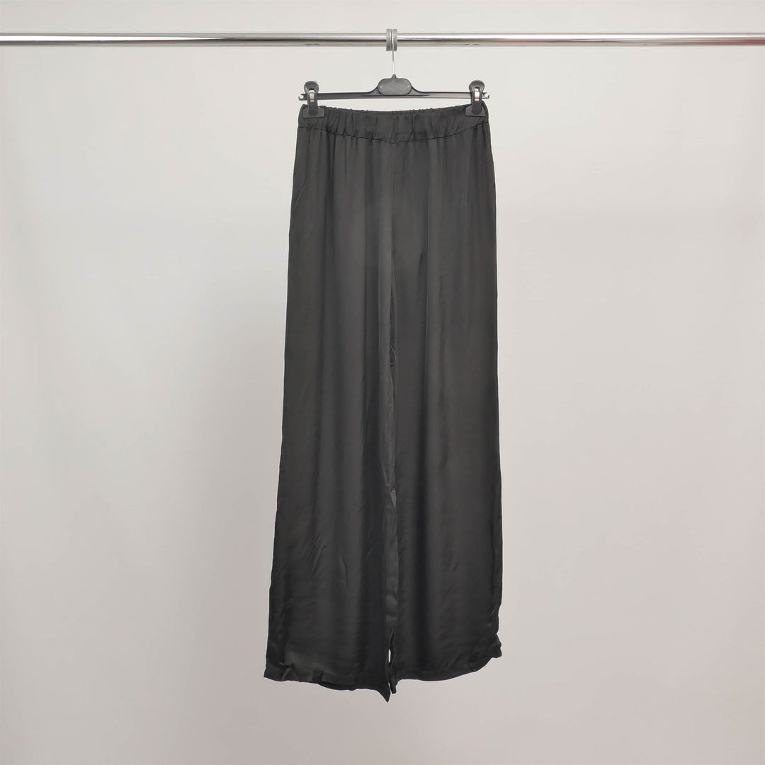 Wide-leg flowing viscose trousers TDM26320VS-2