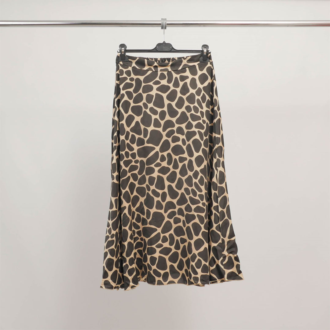 Jupe longue imprimé girafe fluide TDM31919-27
