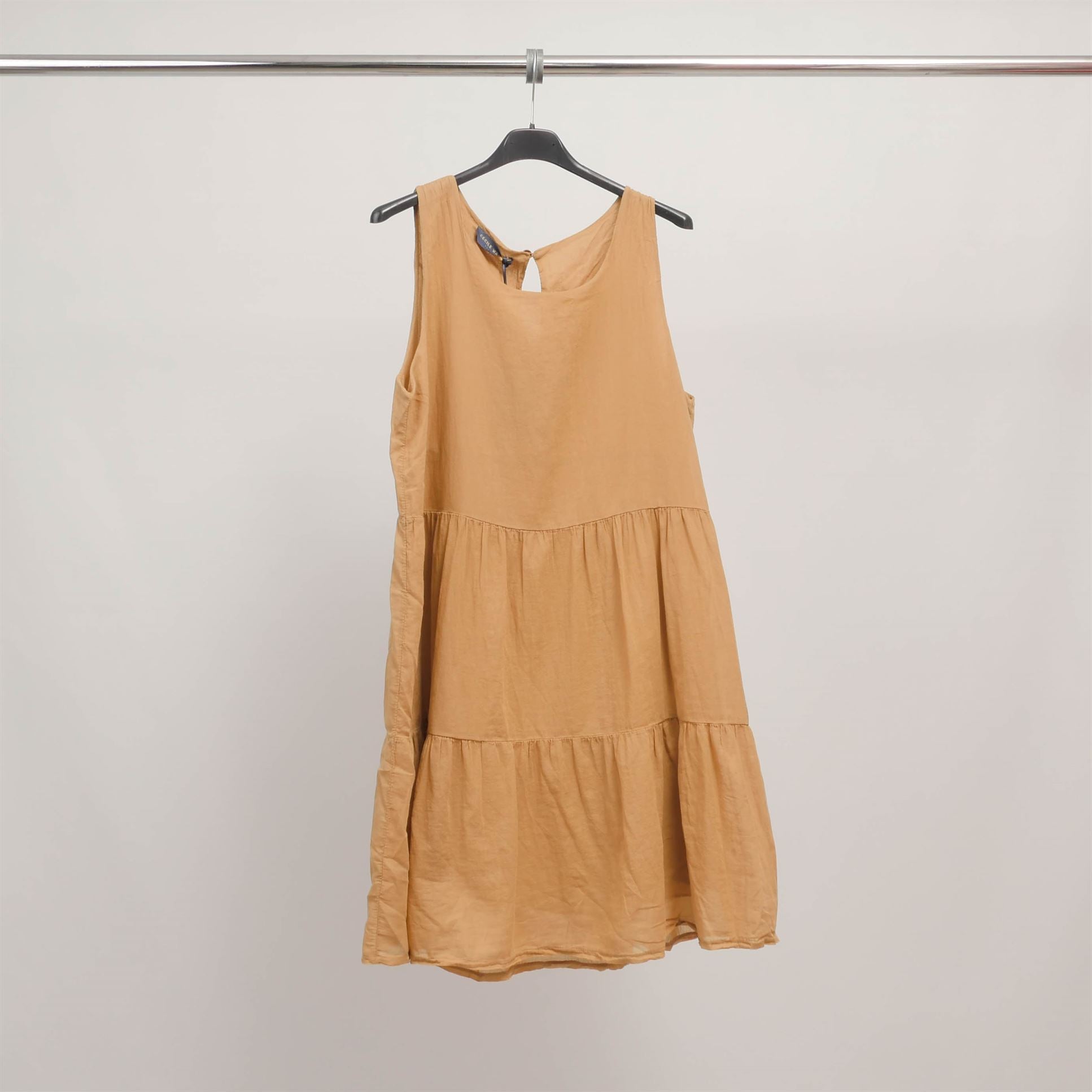 Robe sans manches à volants en coton TDM66225