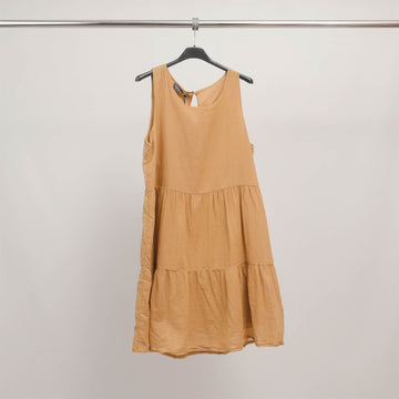 Robe sans manches à volants en coton TDM66225