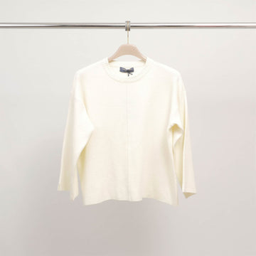 Pull col rond maille texturée  DSY25803