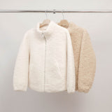 Veste douce en laine effet mouton DSY25026