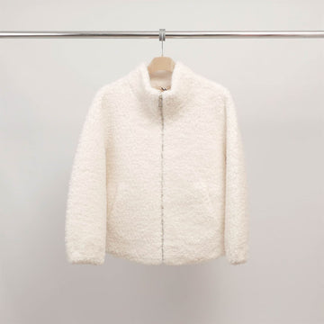Veste douce en laine effet mouton DSY25026