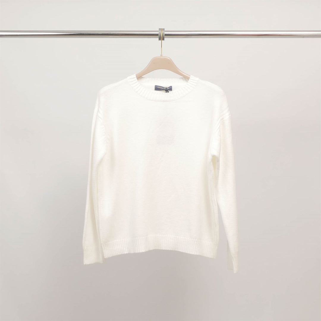 Pull col rond en maille douce DSY9449