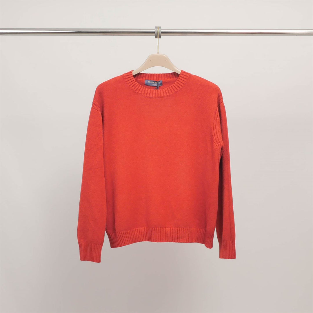 Pull col rond en maille douce DSY9449