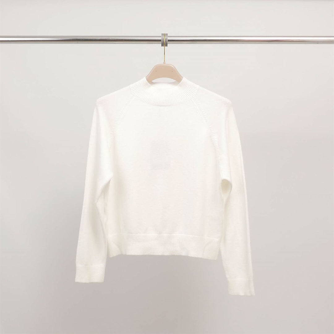 High-neck fine-knit sweater DSY9513