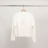 High-neck fine-knit sweater DSY9513