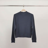 High-neck fine-knit sweater DSY9513