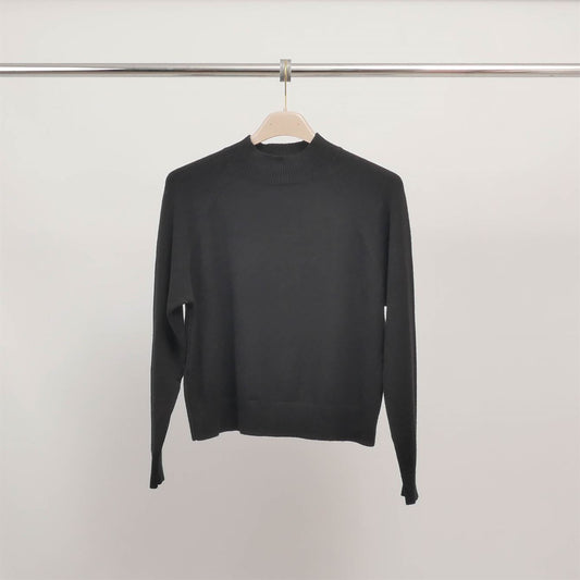 Pull col montant en maille fine DSY9513