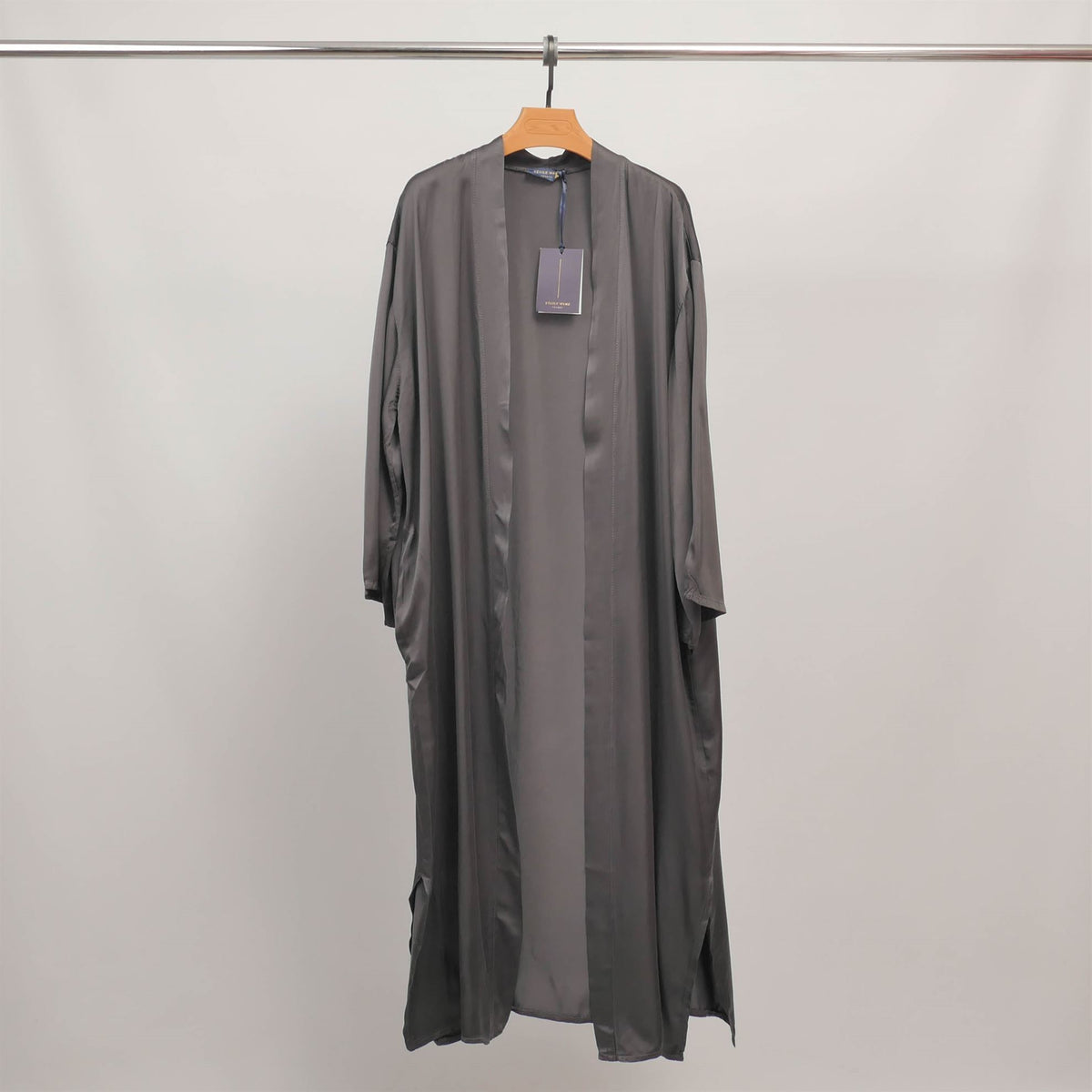 Long flowing satin kimono kd9223vs