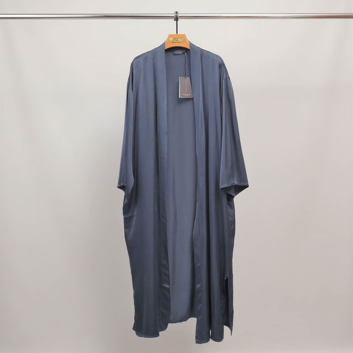 Long flowing satin kimono kd9223vs