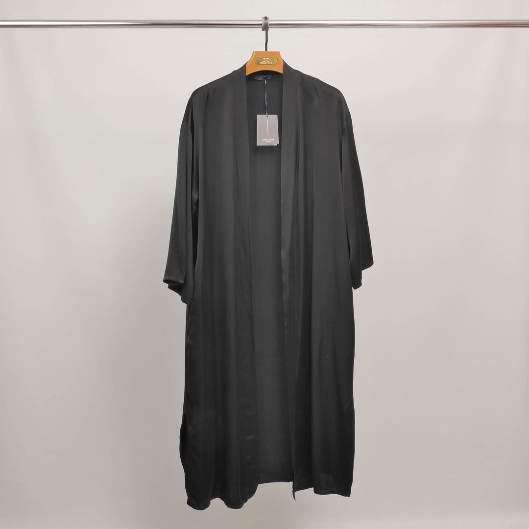 Long flowing satin kimono KD9223VS