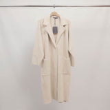 Manteau long en maille peluche ultra-douce DSY2308