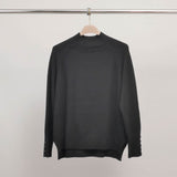 Pull col montant à boutons côtés DSY9570