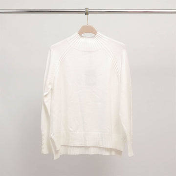 Pull col montant à boutons côtés DSY9570
