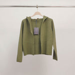 Load image into Gallery viewer, Fine knit jacket with hood DSY9510
