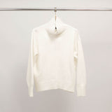 Turtleneck sweater with shimmering threads DSY9492