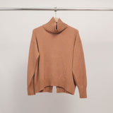 Turtleneck sweater with shimmering threads DSY9492