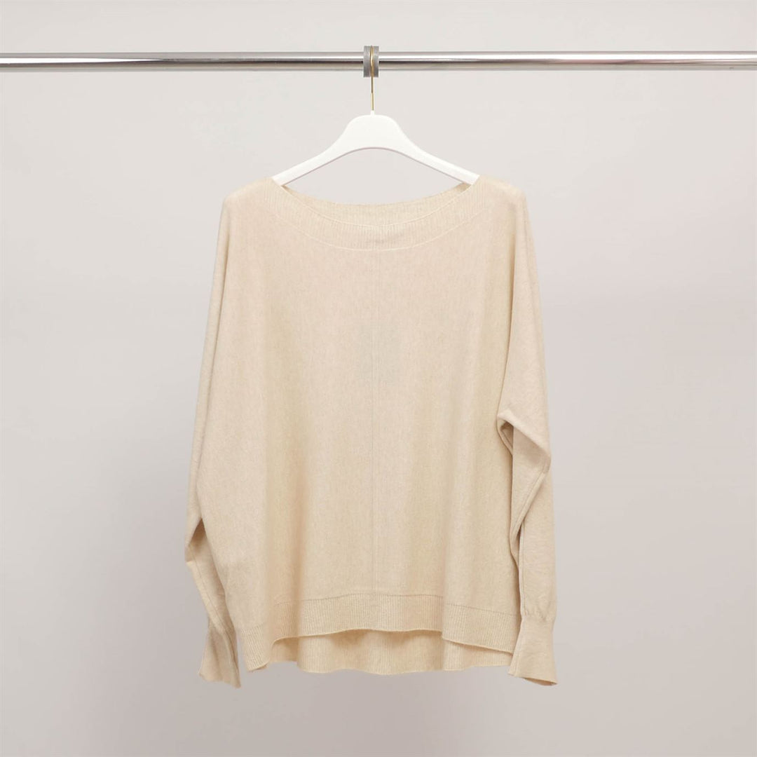 Pull en maille col bateau HY2331