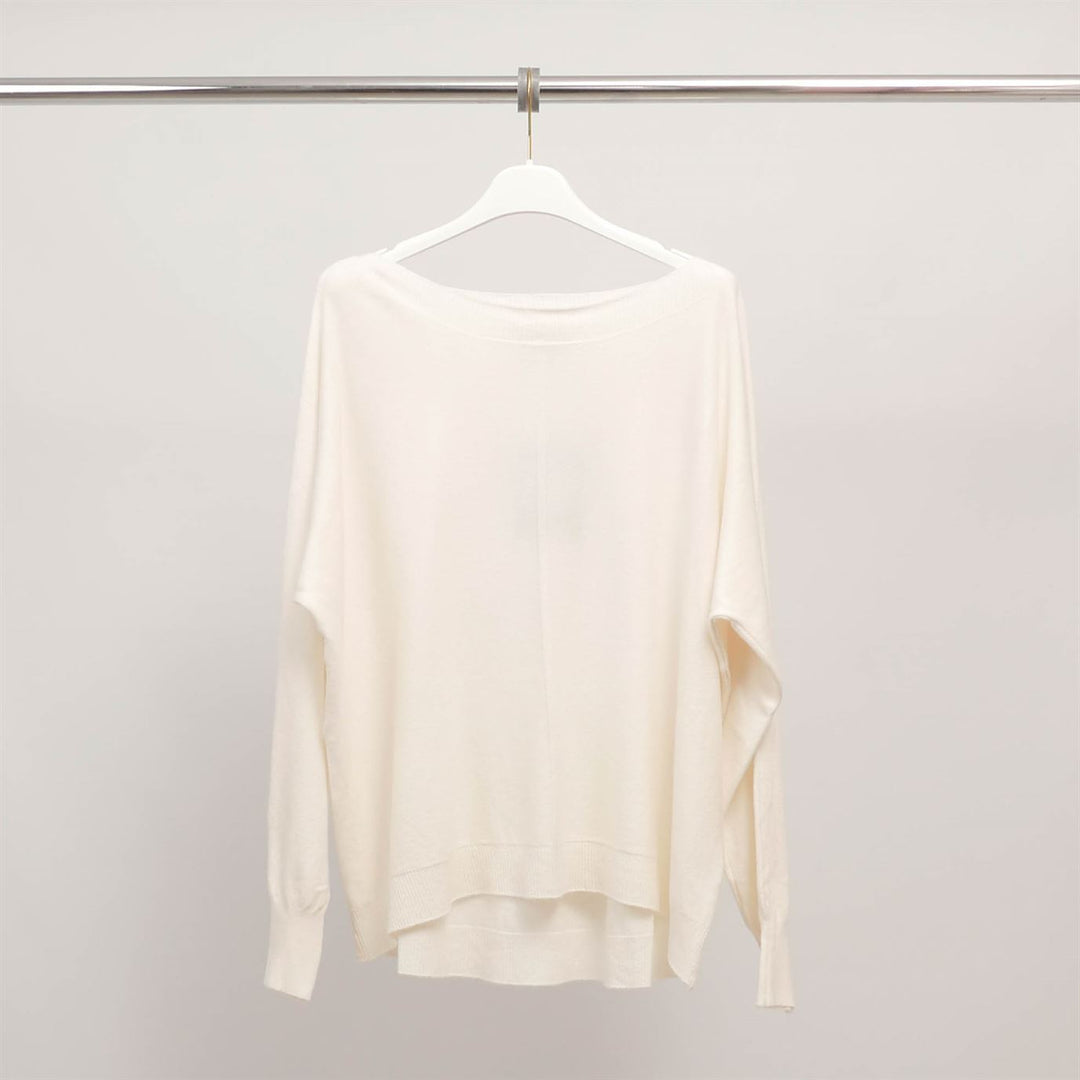 Pull en maille col bateau HY2331