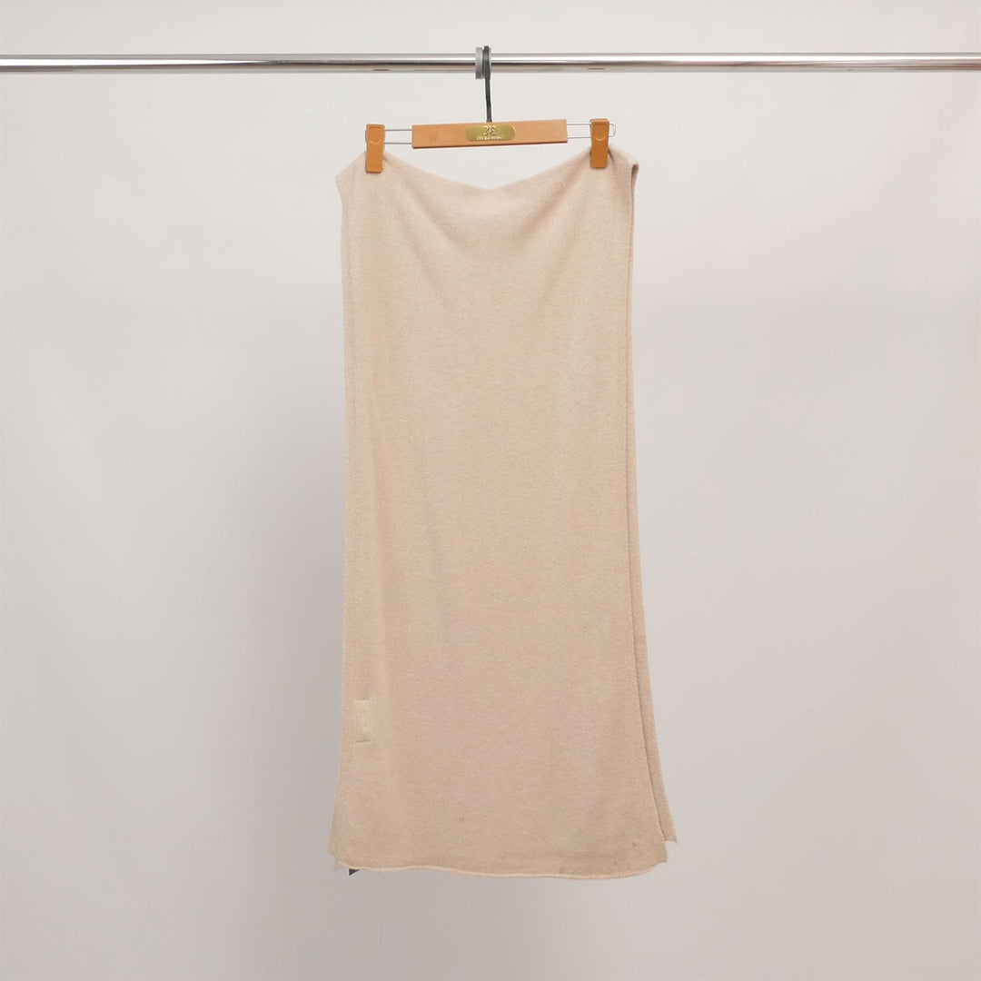 Plain soft knit scarf YF61014