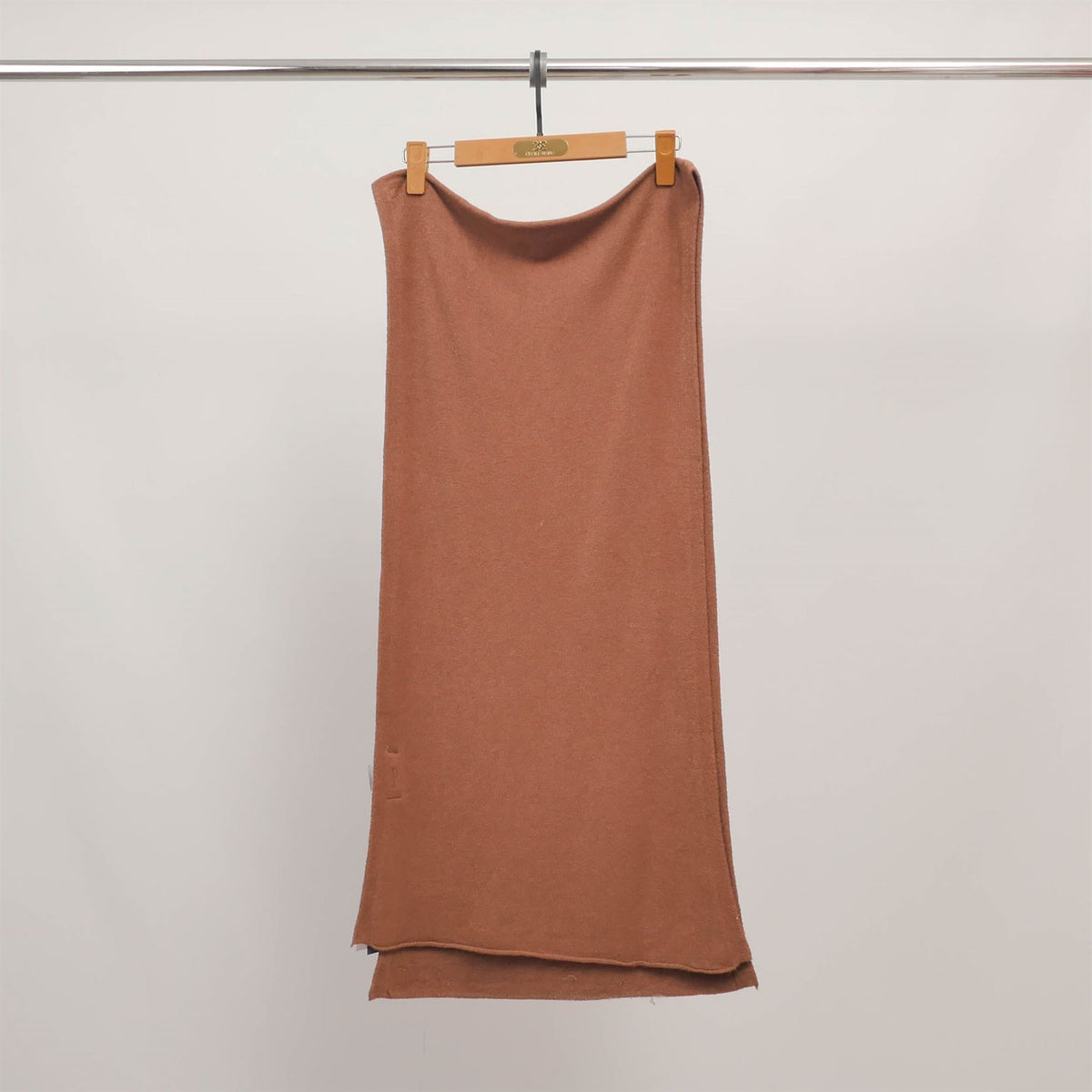 Plain soft knit scarf yf61014