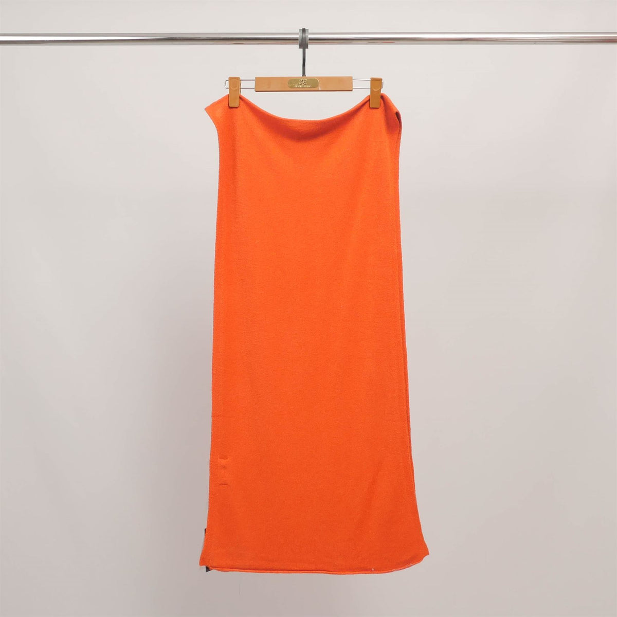 Plain soft knit scarf yf61014