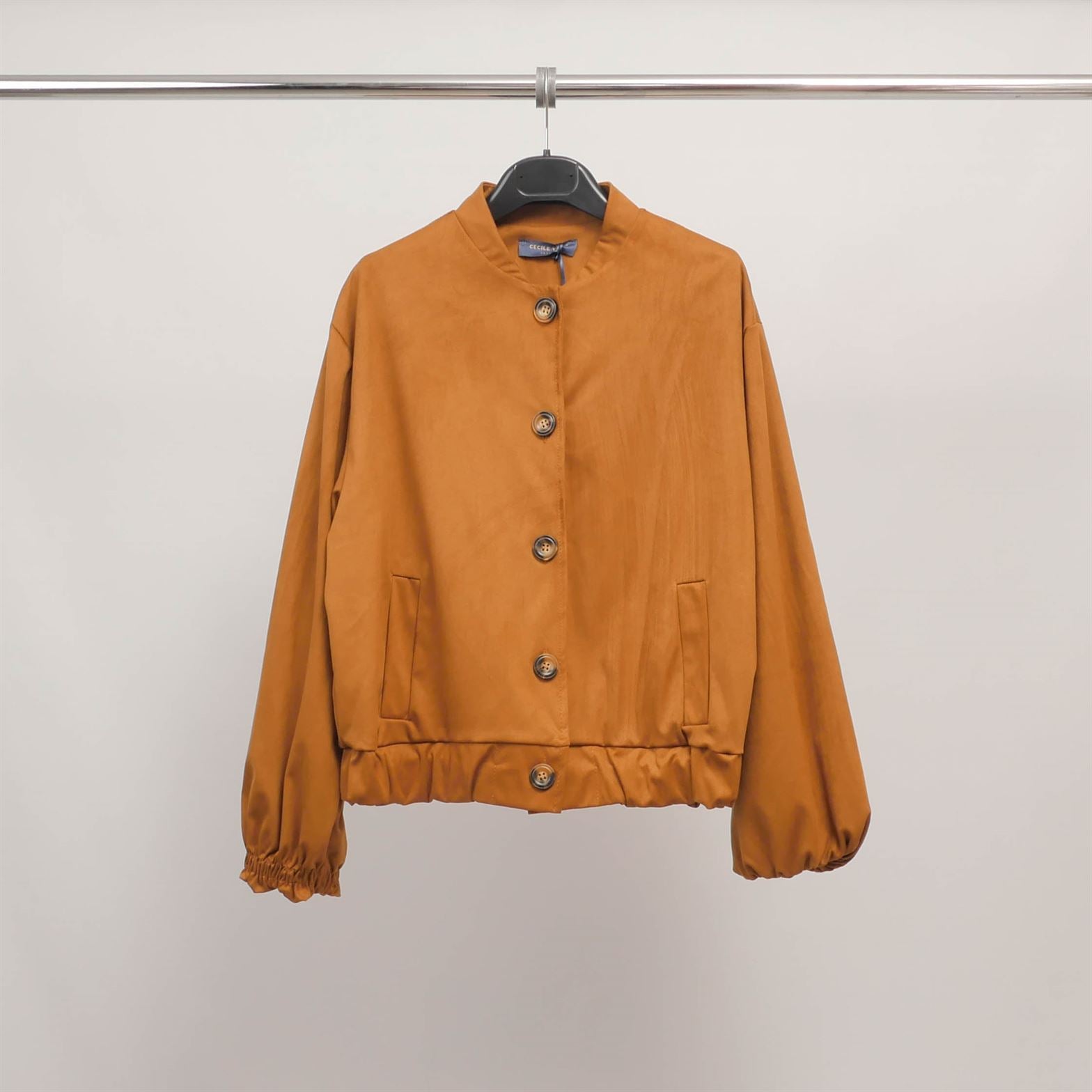 Veste courte col mao boutonnée TDM81324