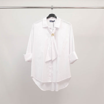Chemise à nœud bijou manches longues TDM71025