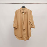 Chemise à nœud bijou manches longues TDM71025