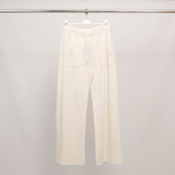Wide-leg soft knit trousers with patch pockets YF570188