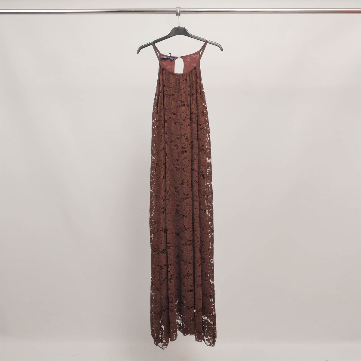 Robe longue en dentelle dos nageur tdmk513 12