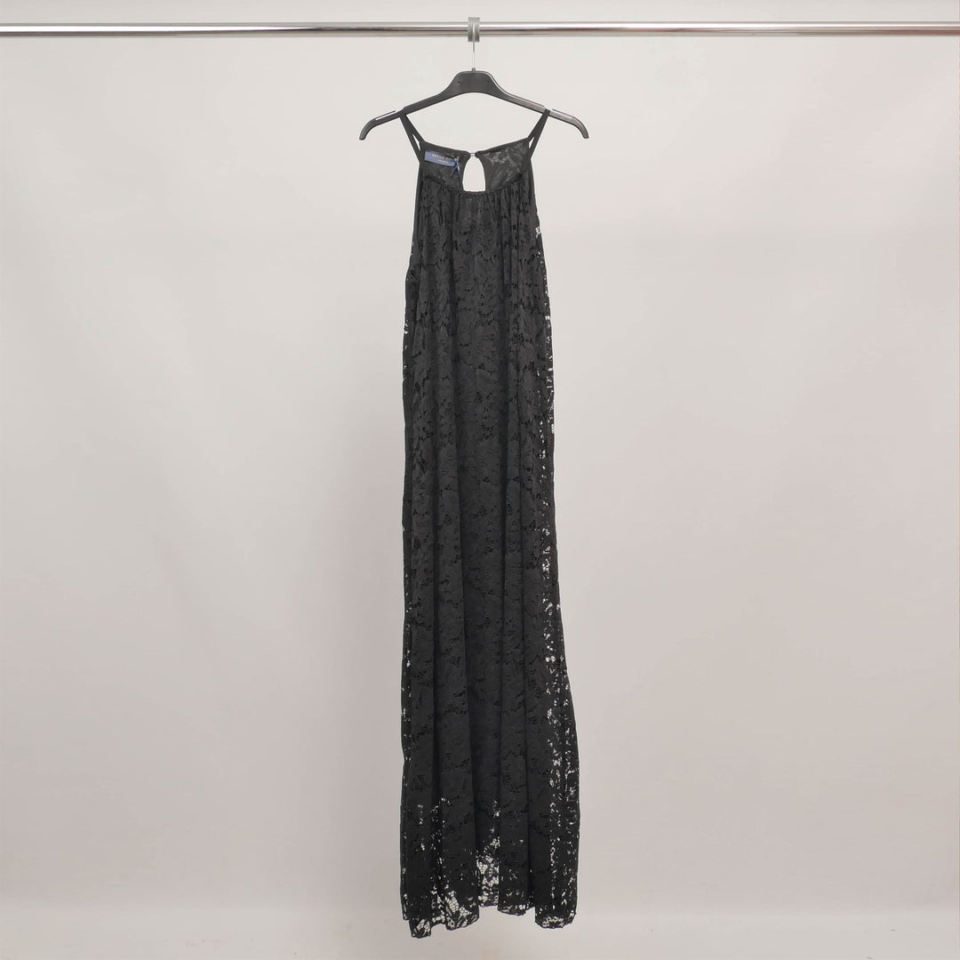 Robe longue en dentelle dos nageur TDMK513-12