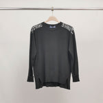 Load image into Gallery viewer, Sequined Shoulder Sweater DSY9552
