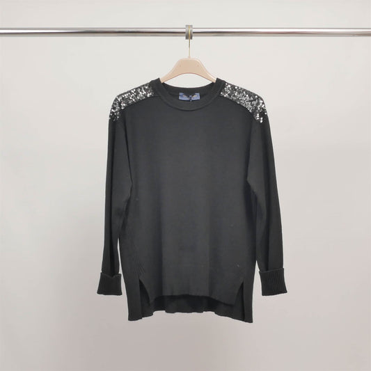 Pull à épaules pailletées DSY9552