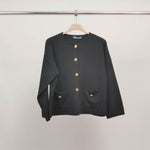 Load image into Gallery viewer, Buttoned vest with patch pockets DSY9463
