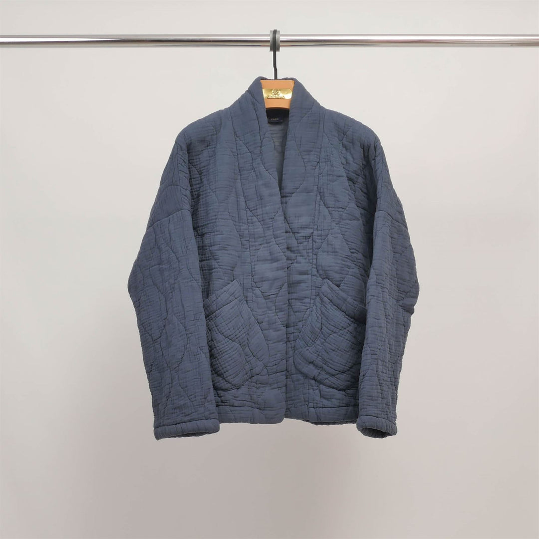 Veste matelassée coton col châle KD9166-3