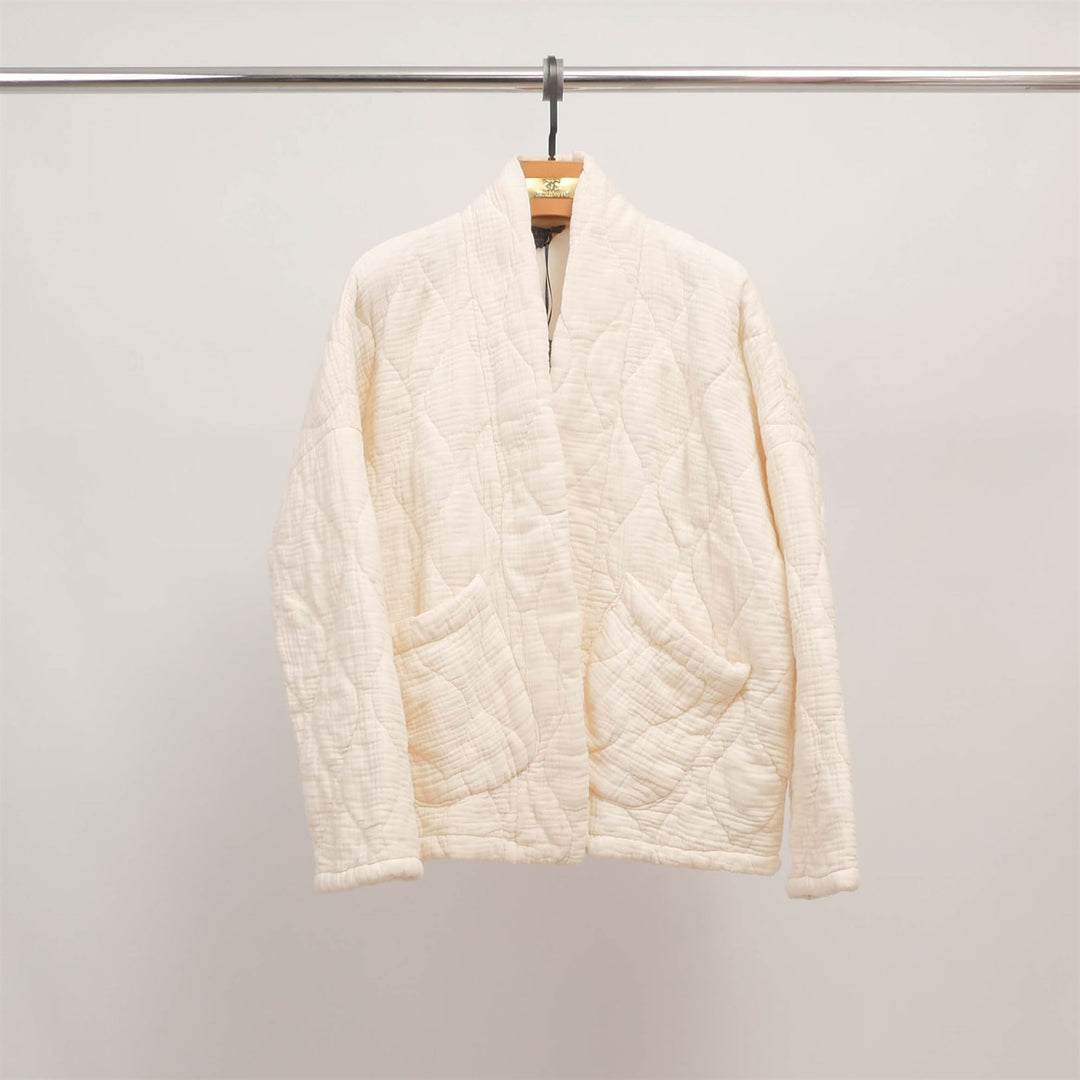 Veste matelassée coton col châle KD9166-3