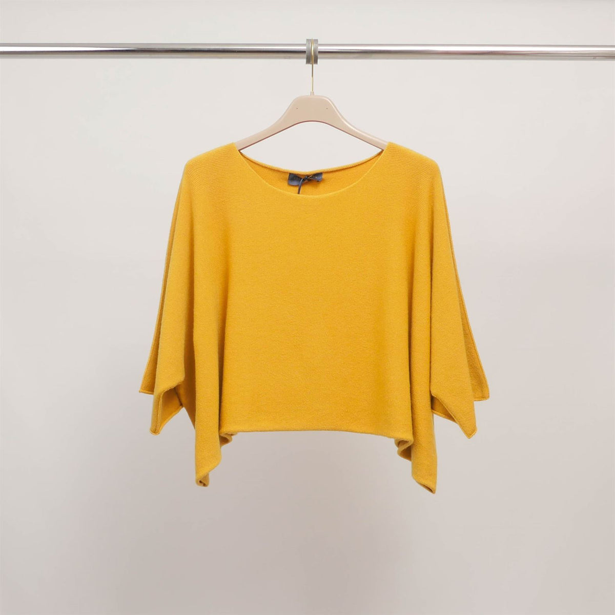 Loose fitting boat neck batwing sleeve sweater dsy0203