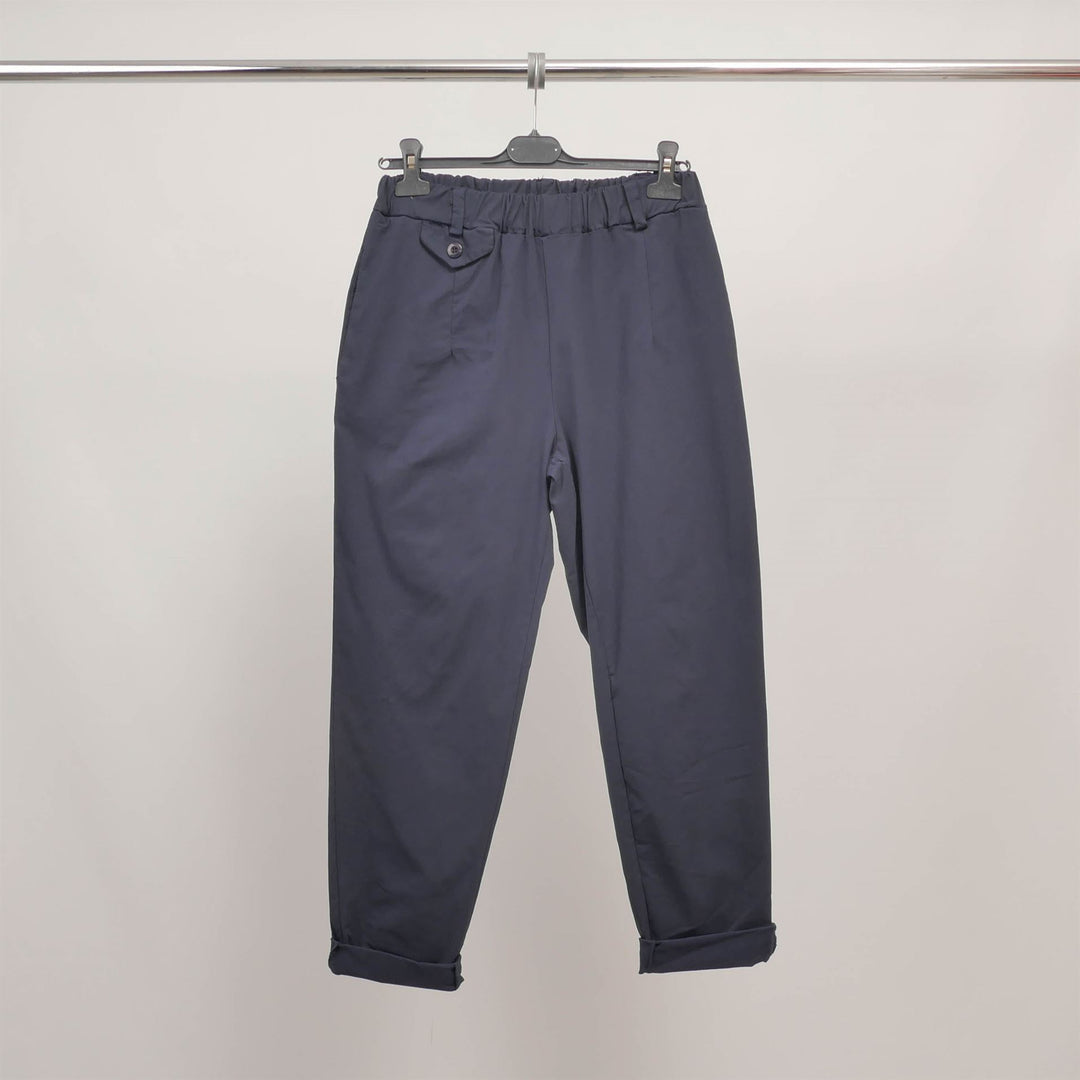 Carrot trousers with elasticated waist CVA823711-2