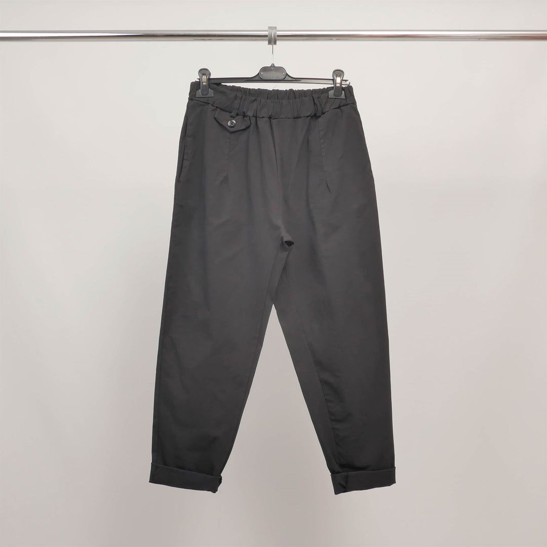 Carrot trousers with elasticated waist CVA823711-2