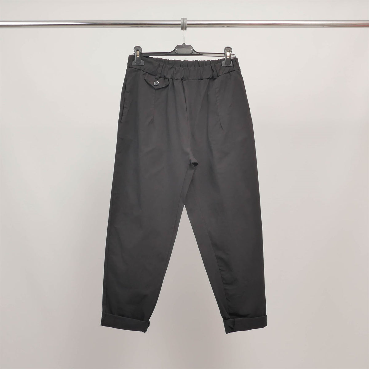 Carrot trousers with elasticated waist cva823711 2