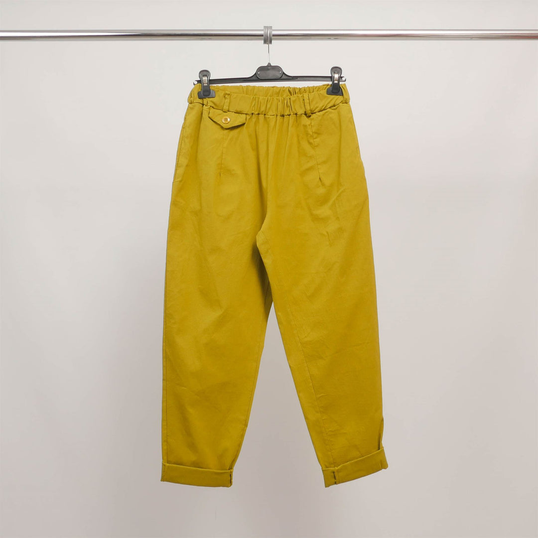 Carrot trousers with elasticated waist CVA823711-2