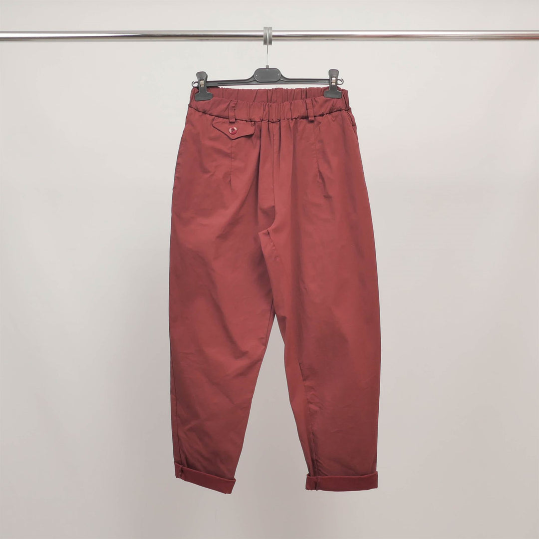 Carrot trousers with elasticated waist CVA823711-2