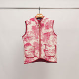 Gilet sans manches imprimé jungle réversible KD9901-2