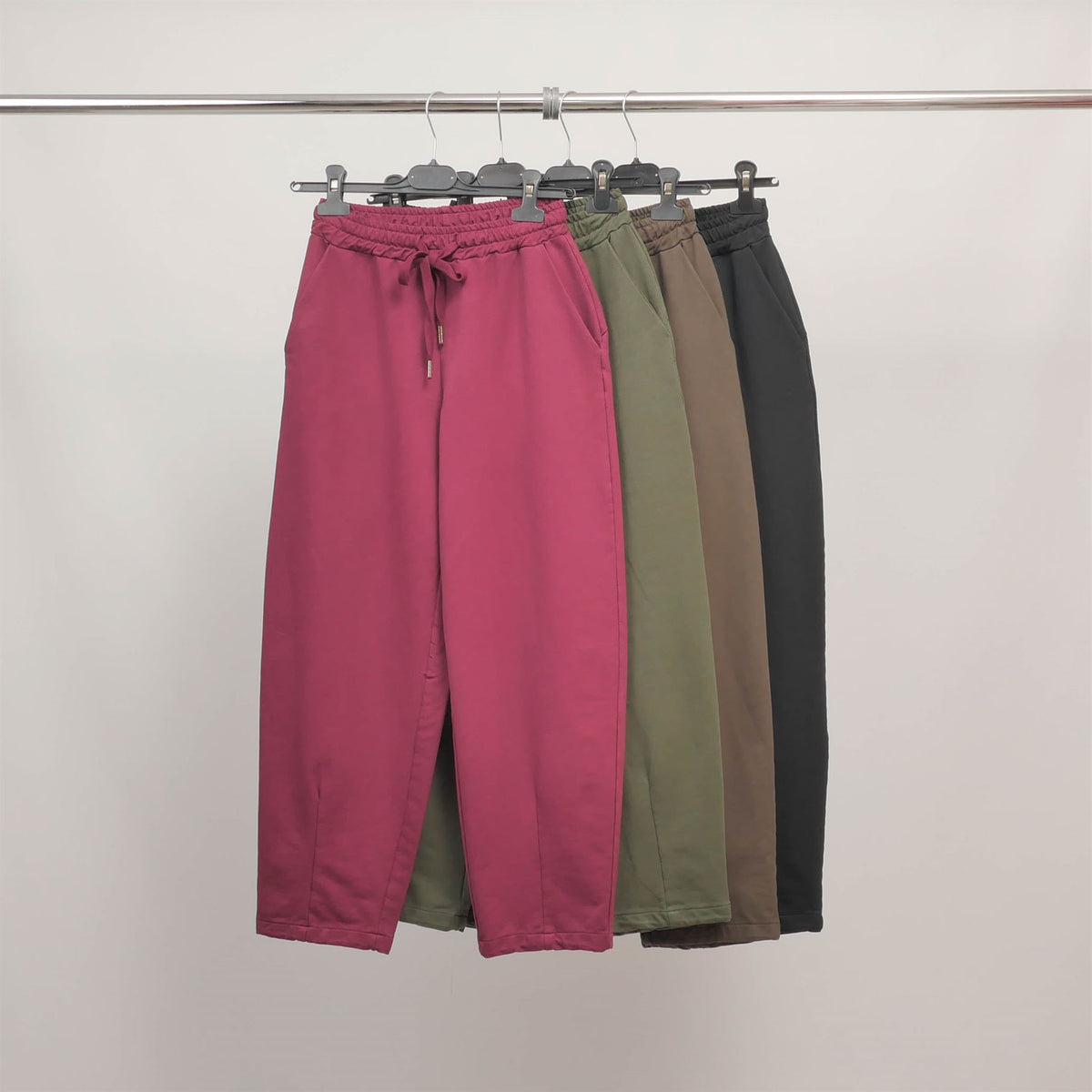 Pantalon droit taille élastiquée cva825261