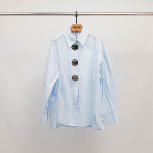 Chemise en coton à maxi boutons MJ264782-S