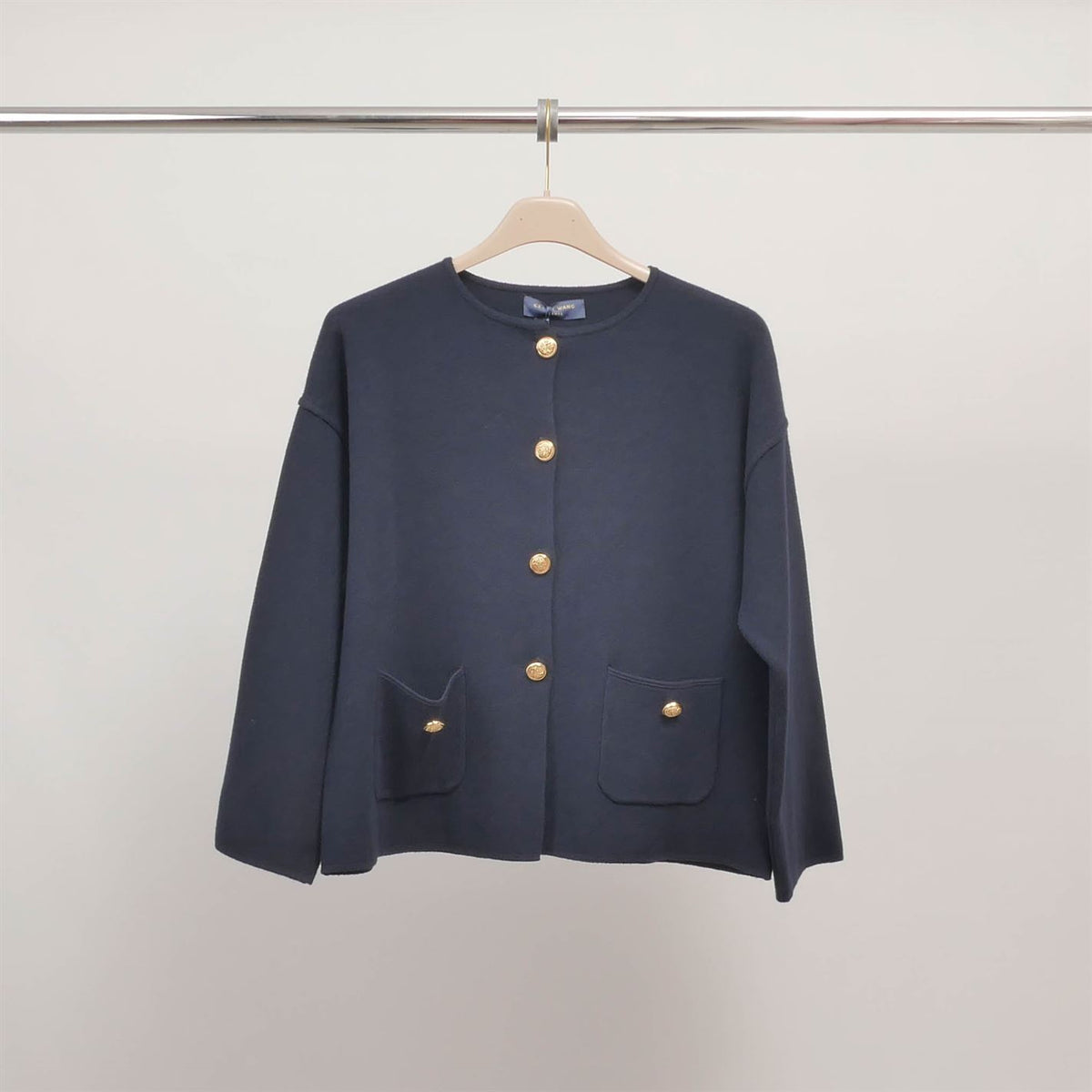 Buttoned vest with patch pockets dsy9463